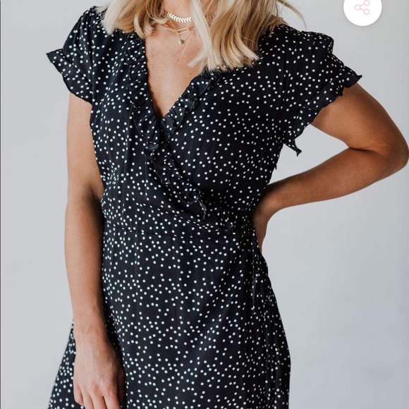 Polka Dot Dress Size L - Picture 3 of 8